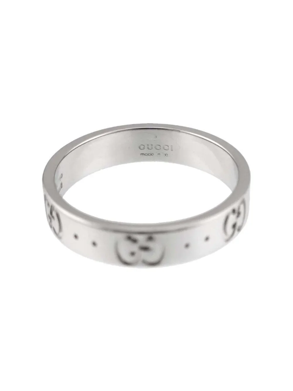 Gucci Icon Ring 18K White Gold